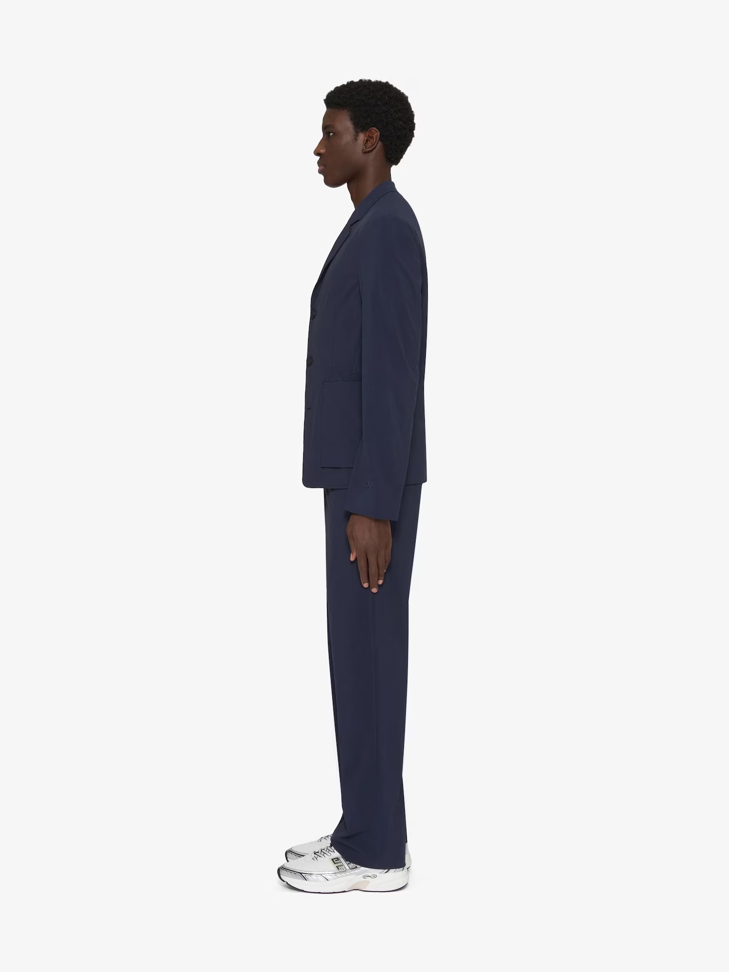 Givenchy Belt-loop Formal Trousers In Blue