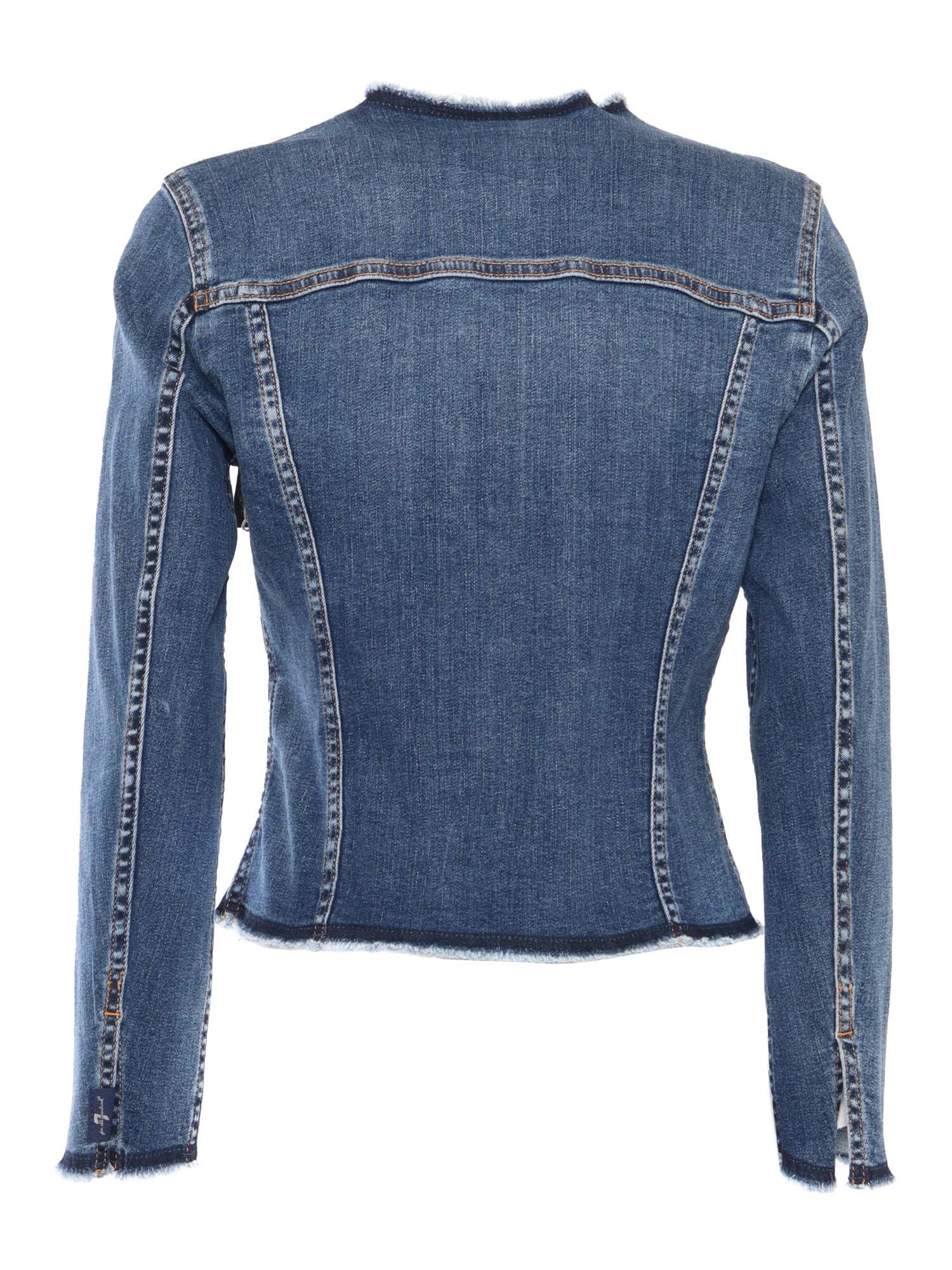 7 For All Mankind Long Sleeve Denim Jacket