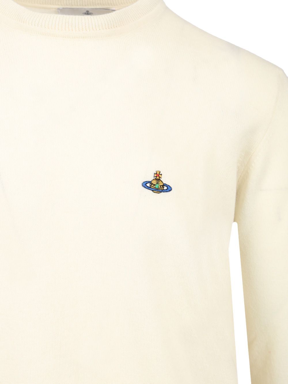 Vivienne Westwood Alex Crewneck Sweater In White