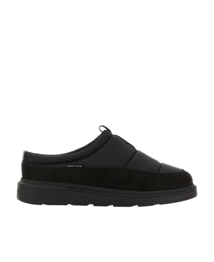 Canada Goose Crofton Puffer Slippers In Black