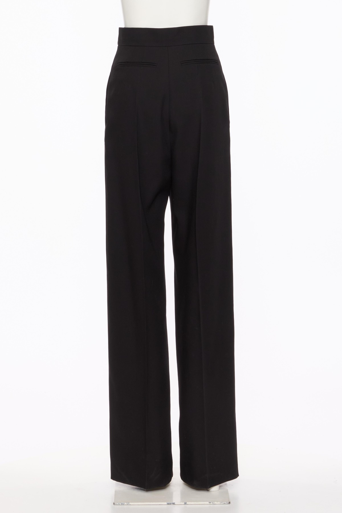 Valentino Straight Casual Pants In Black