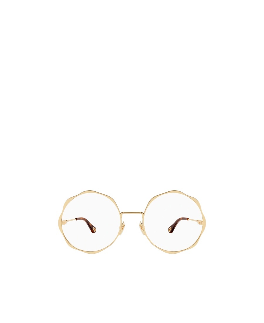 Chloé Eyewear Round Frame Glasses In White