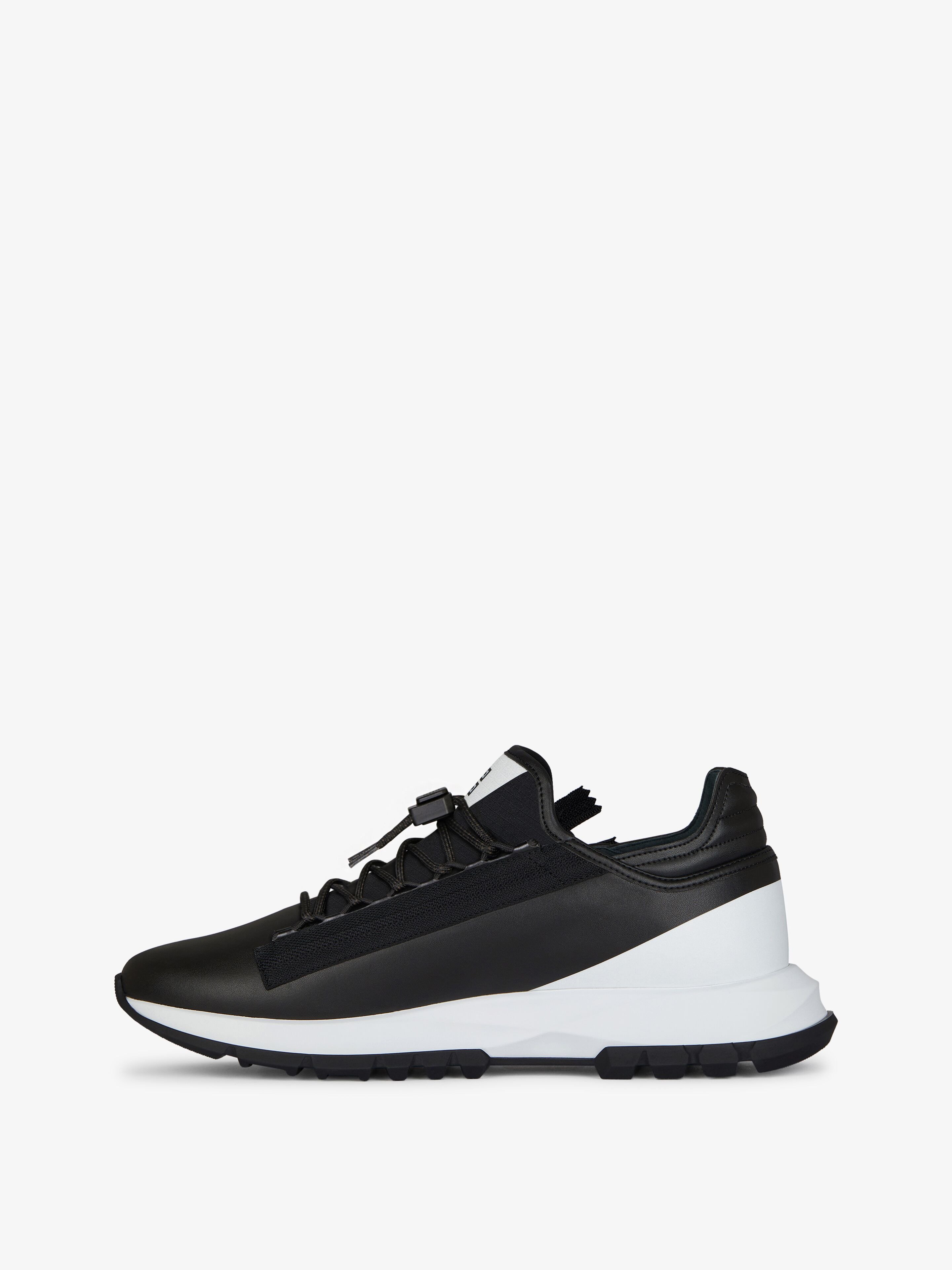 Shop Givenchy Spectre Runner Sneakers In Synthetic Leather In Black