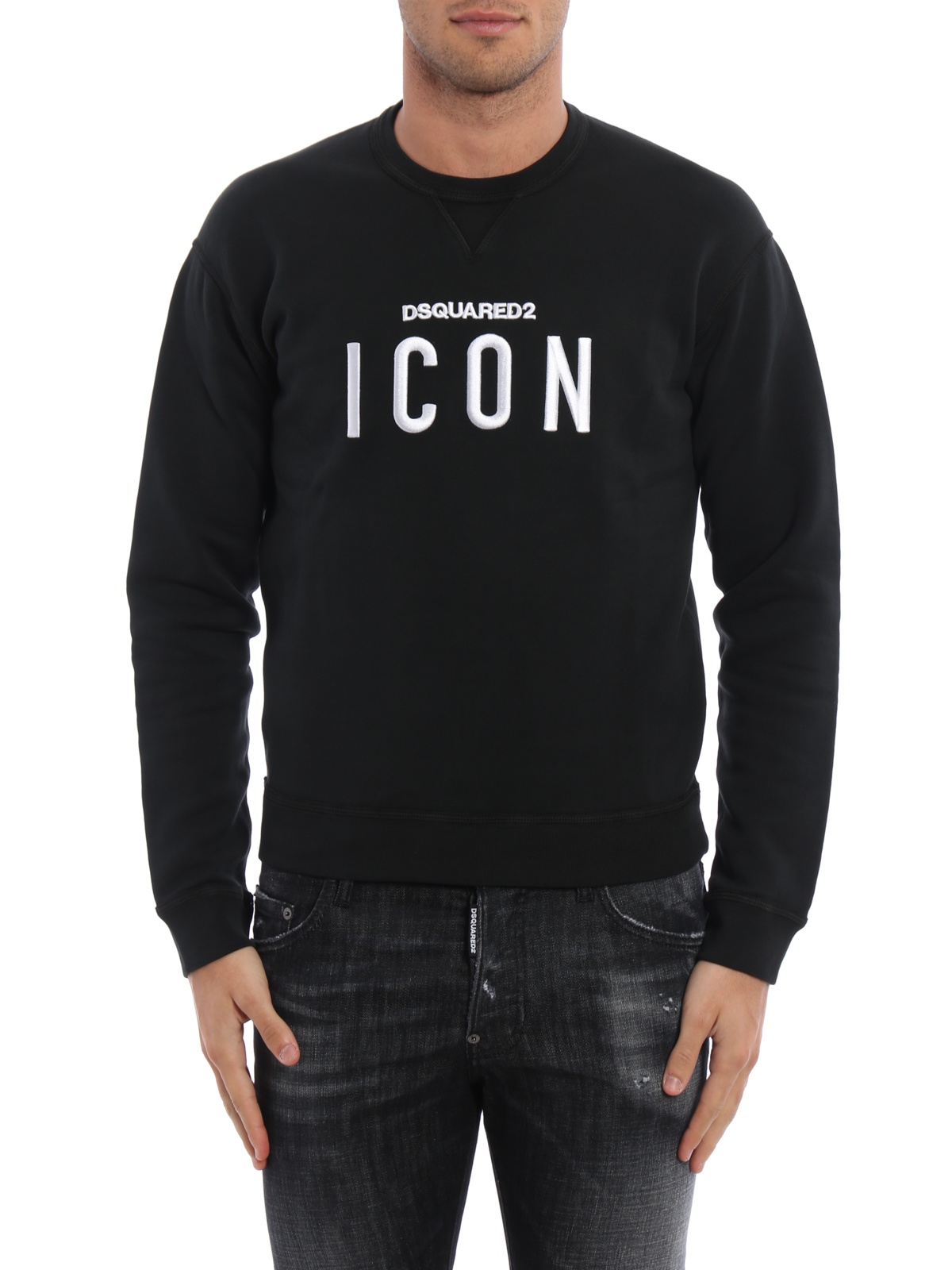 Dsquared2 Logo Sweater In Black