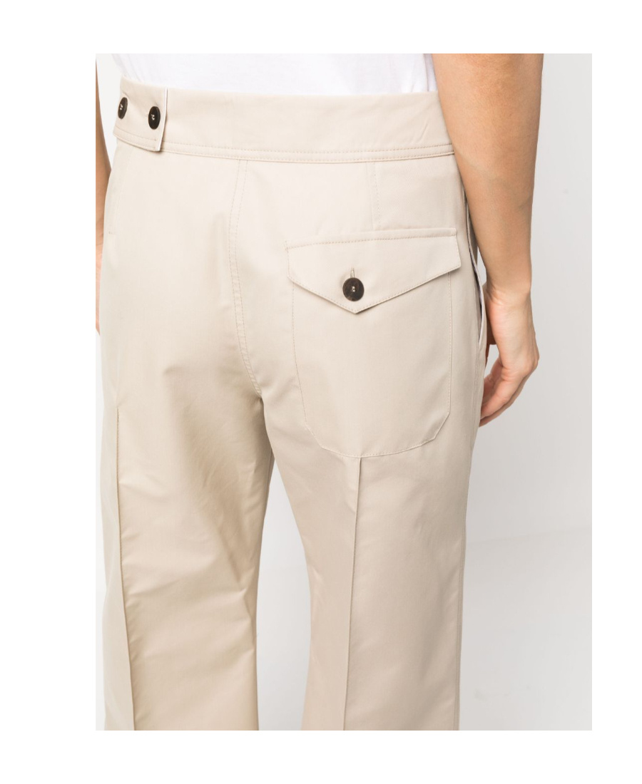 Studio Nicholson Acapulco Flared Trousers In Nude