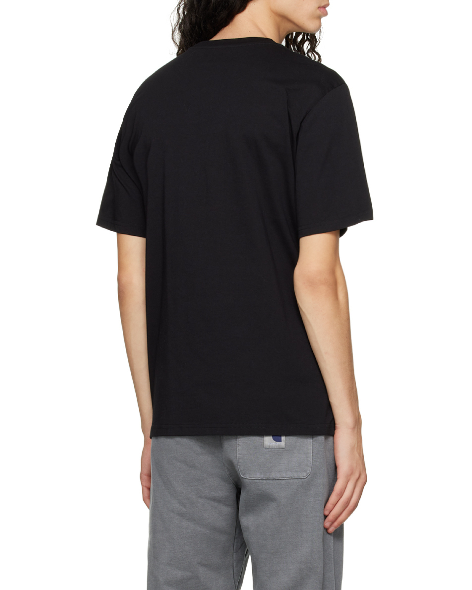 Carhartt Man T-shirt Midnight Blue Size Xl Cotton In Black