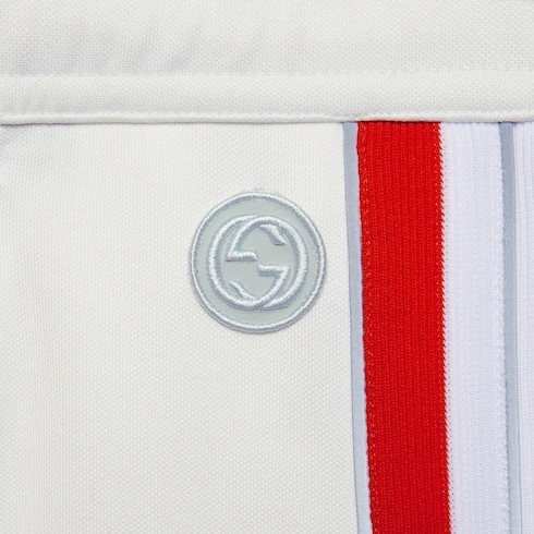 Gucci Polyester Blend Wide Leg Trousers In White