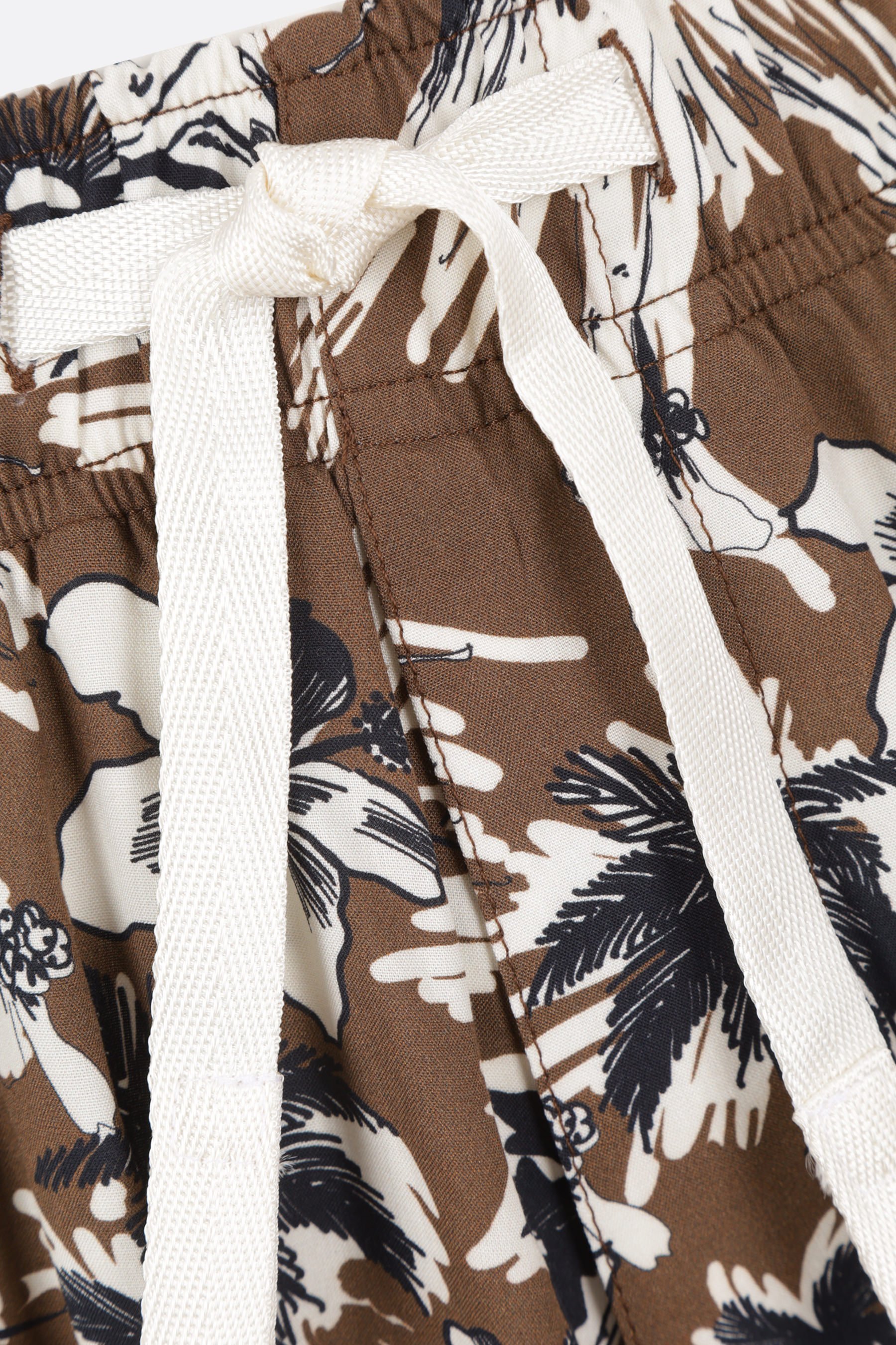 Palm Angels Hawaiian Print Shorts In Multicolor