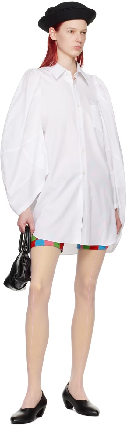 COMME DES GARÇONS ASYMMETRICAL COTTON SHIRT 