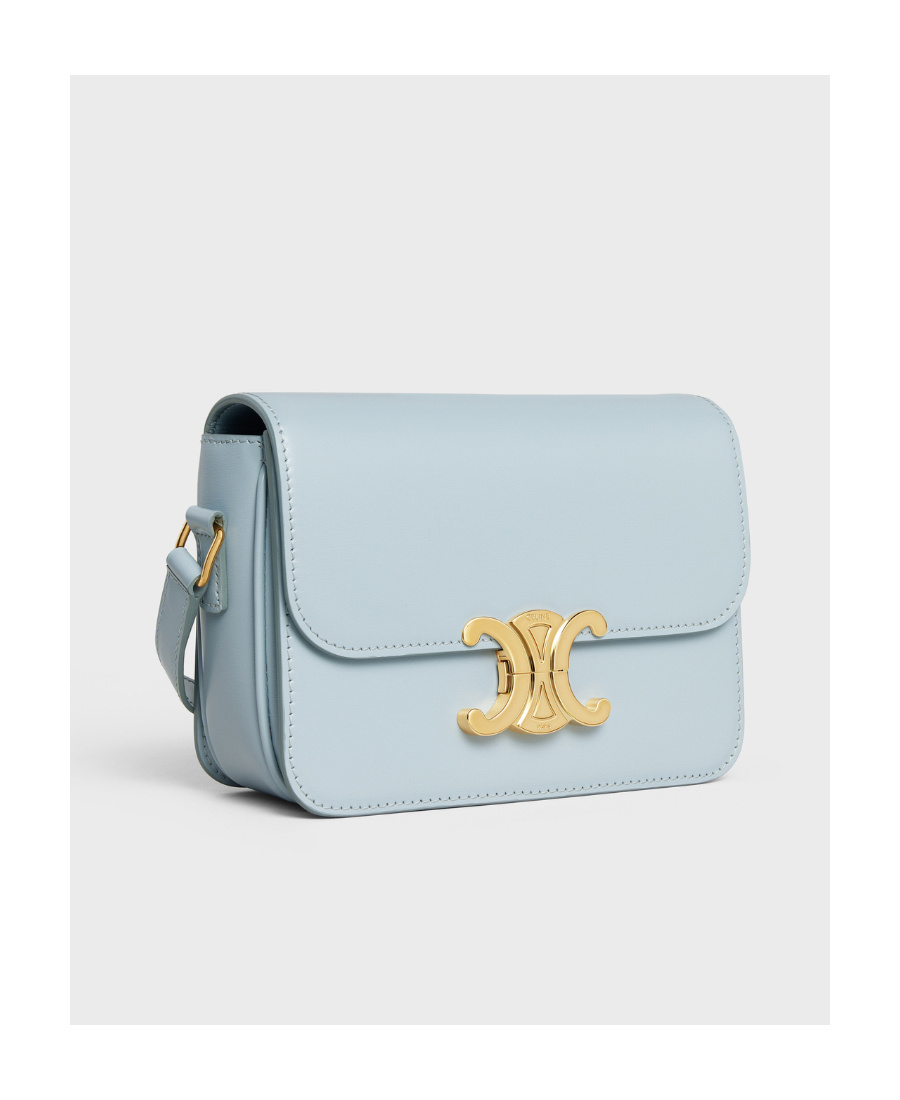 CELINE TEEN TRIOMPHE BAG IN SHINY CALFSKIN