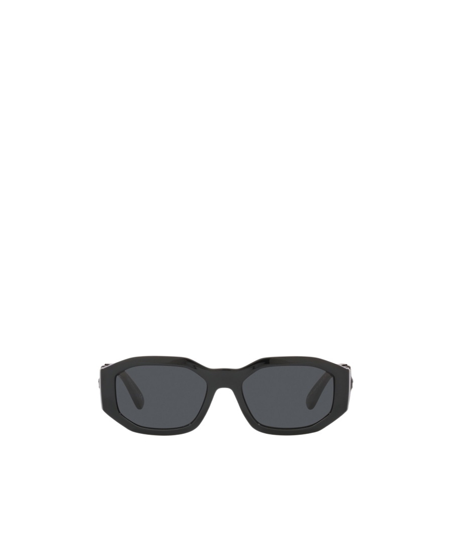 Versace Eyewear Rectangular Frame Sunglasses In Gray