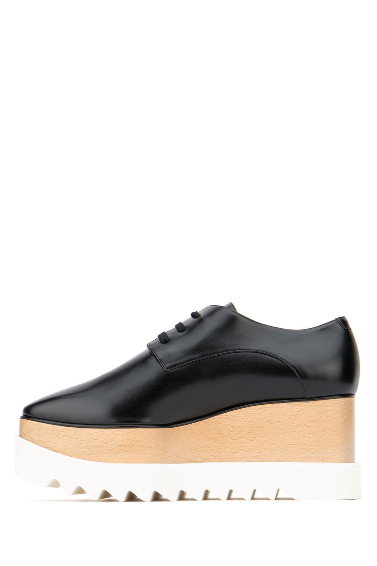 Stella Mccartney Black Elyse Oxfords In Black