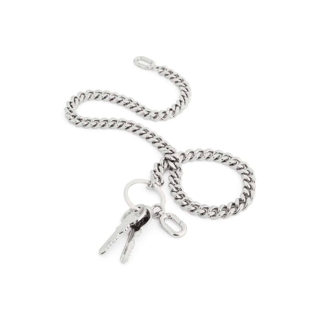 Balenciaga Women's Hourglass Chain Strap In Silver