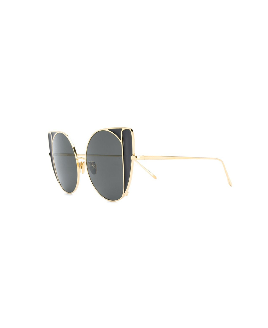 Linda Farrow Oversized-frame Sunglasses In Gray