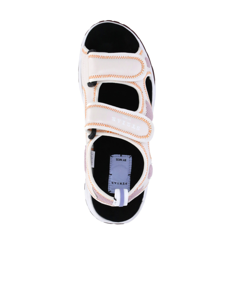 Shop Mcq By Alexander Mcqueen Mcq Alexander Mcqueen Striae Open-toe Sandals In White