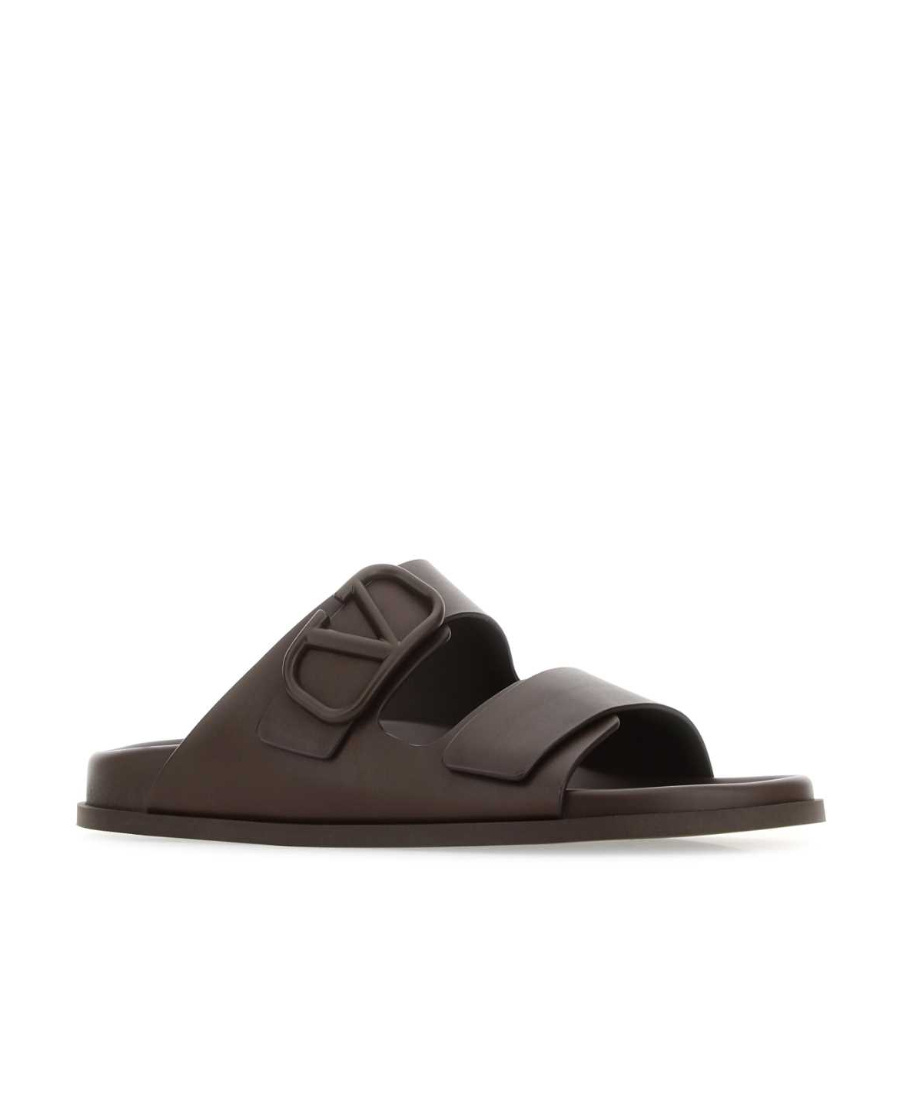 Valentino Vlogo Signature Slides In Black