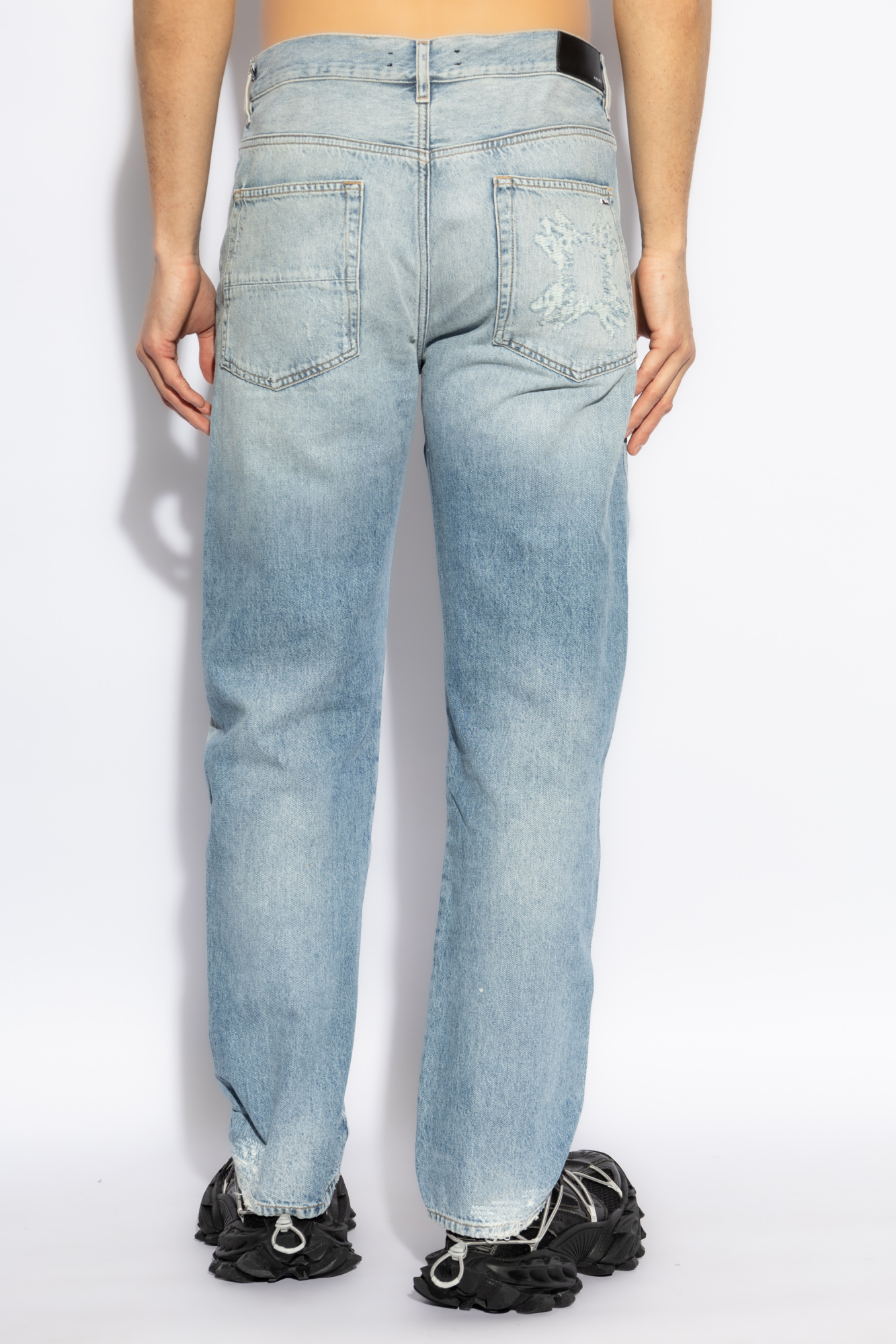 Amiri Belt-loop Jeans In Blue