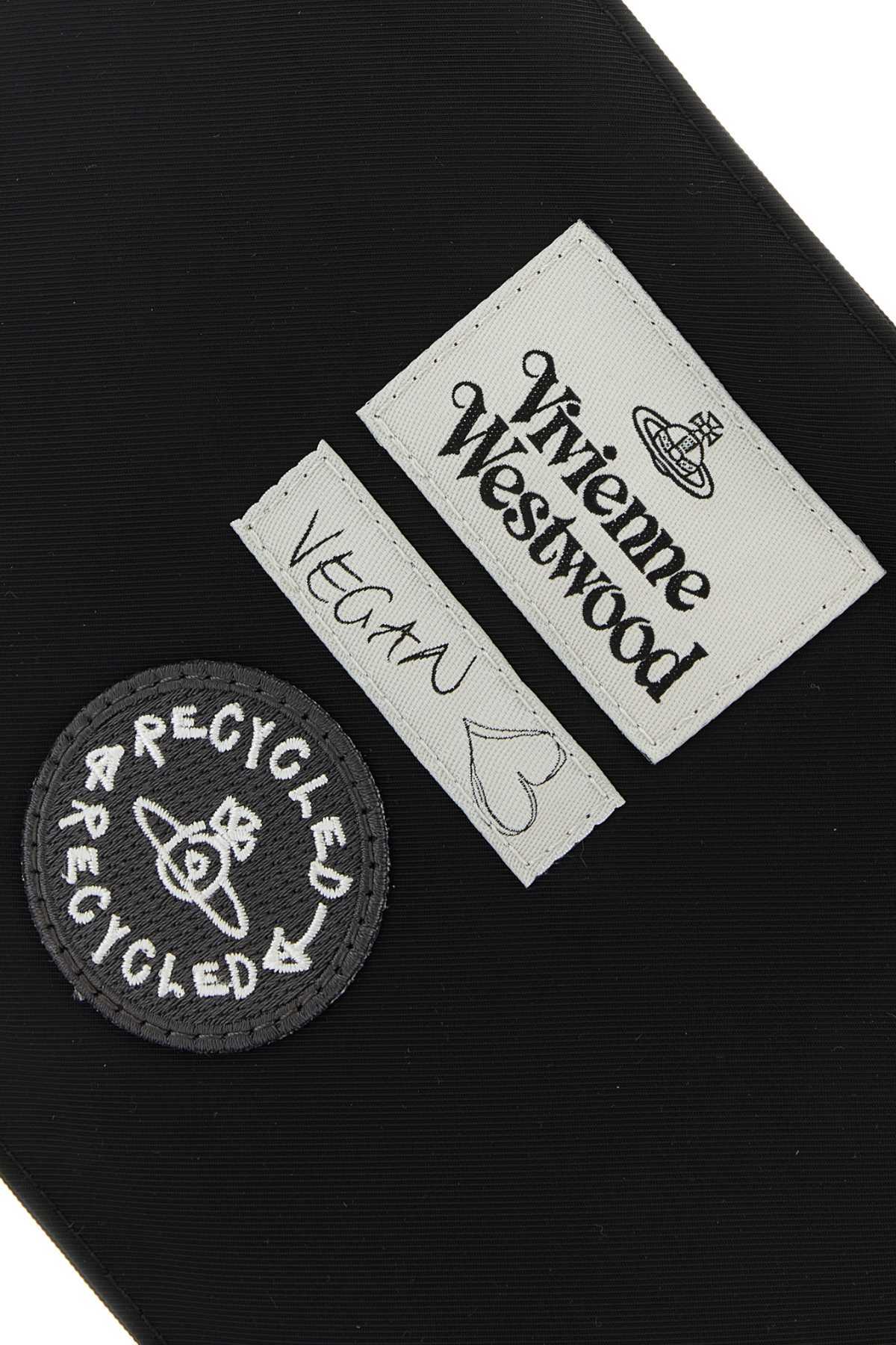 Vivienne Westwood Logo Shoulder Bag In Black