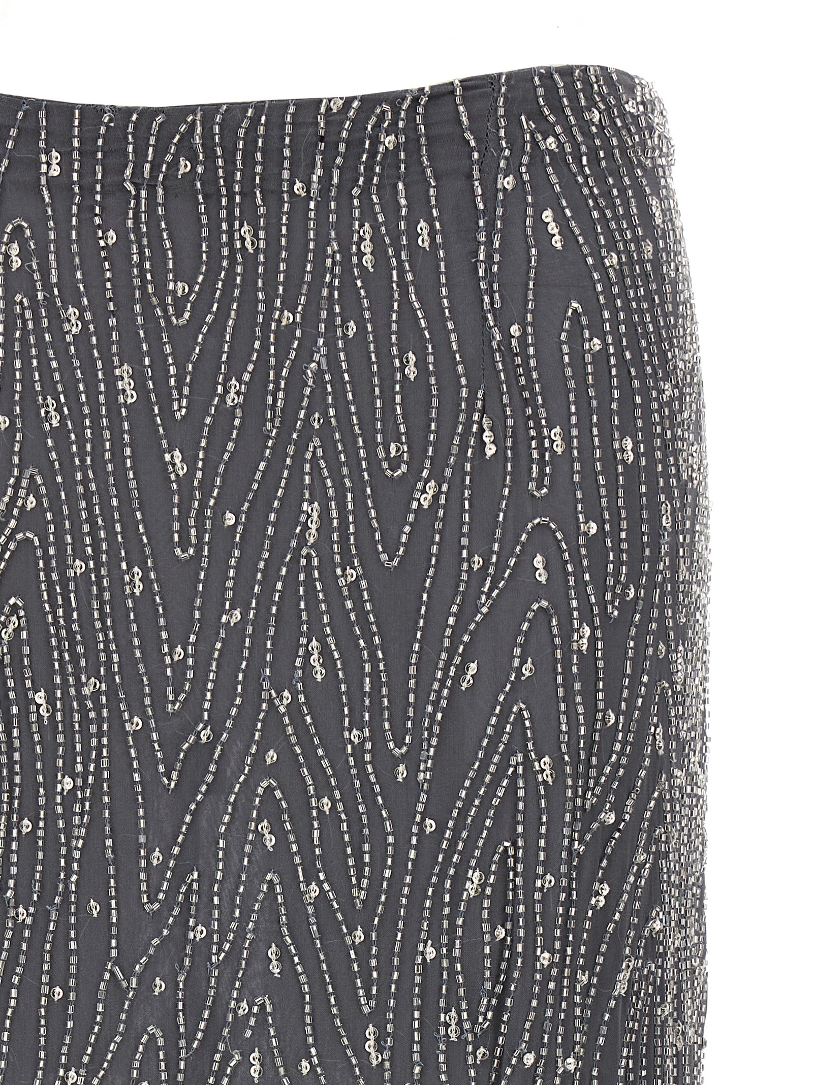 P.a.r.o.s.h Loose Waist Skirt In Black