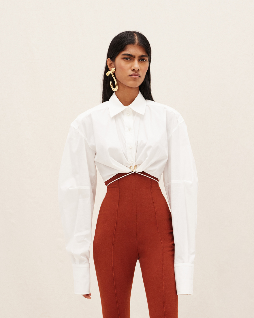 Jacquemus La Chemise Plidao In White