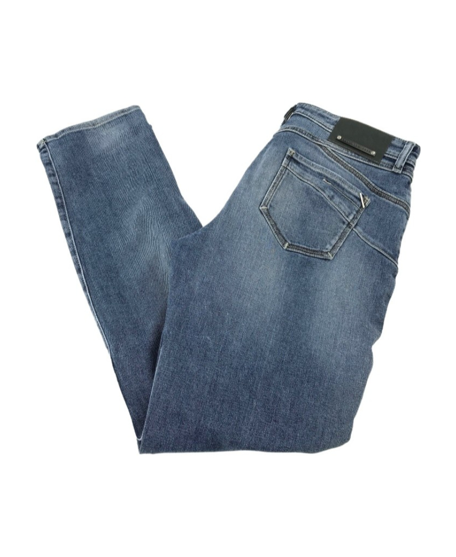Sportmax Logo Details Jeans In Blue