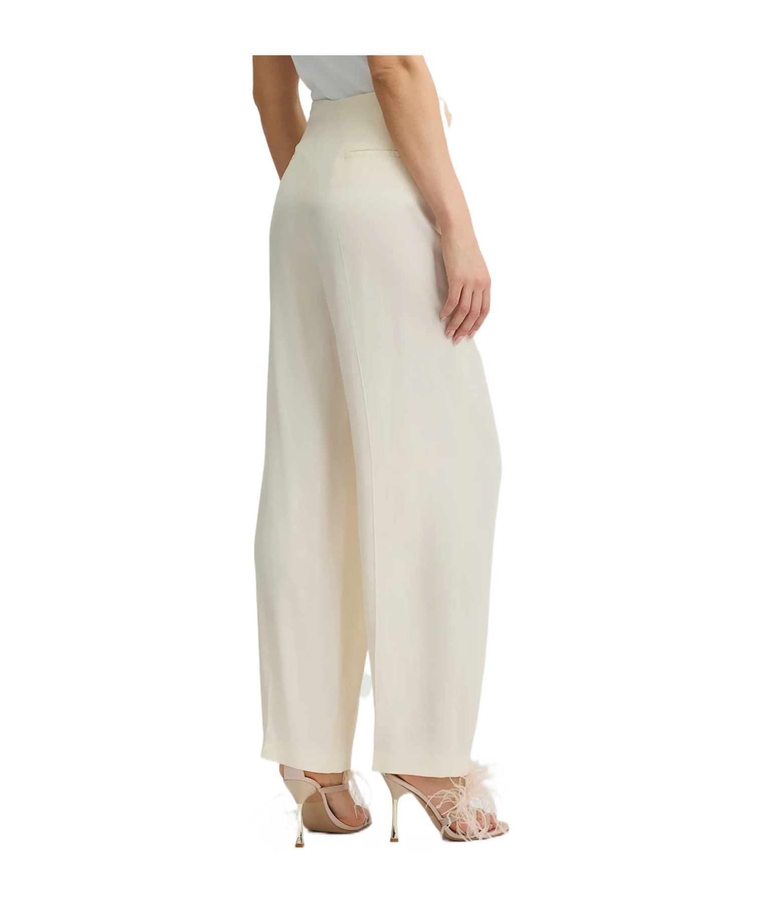 Liu •jo Pleated Casual Pants In Neutral