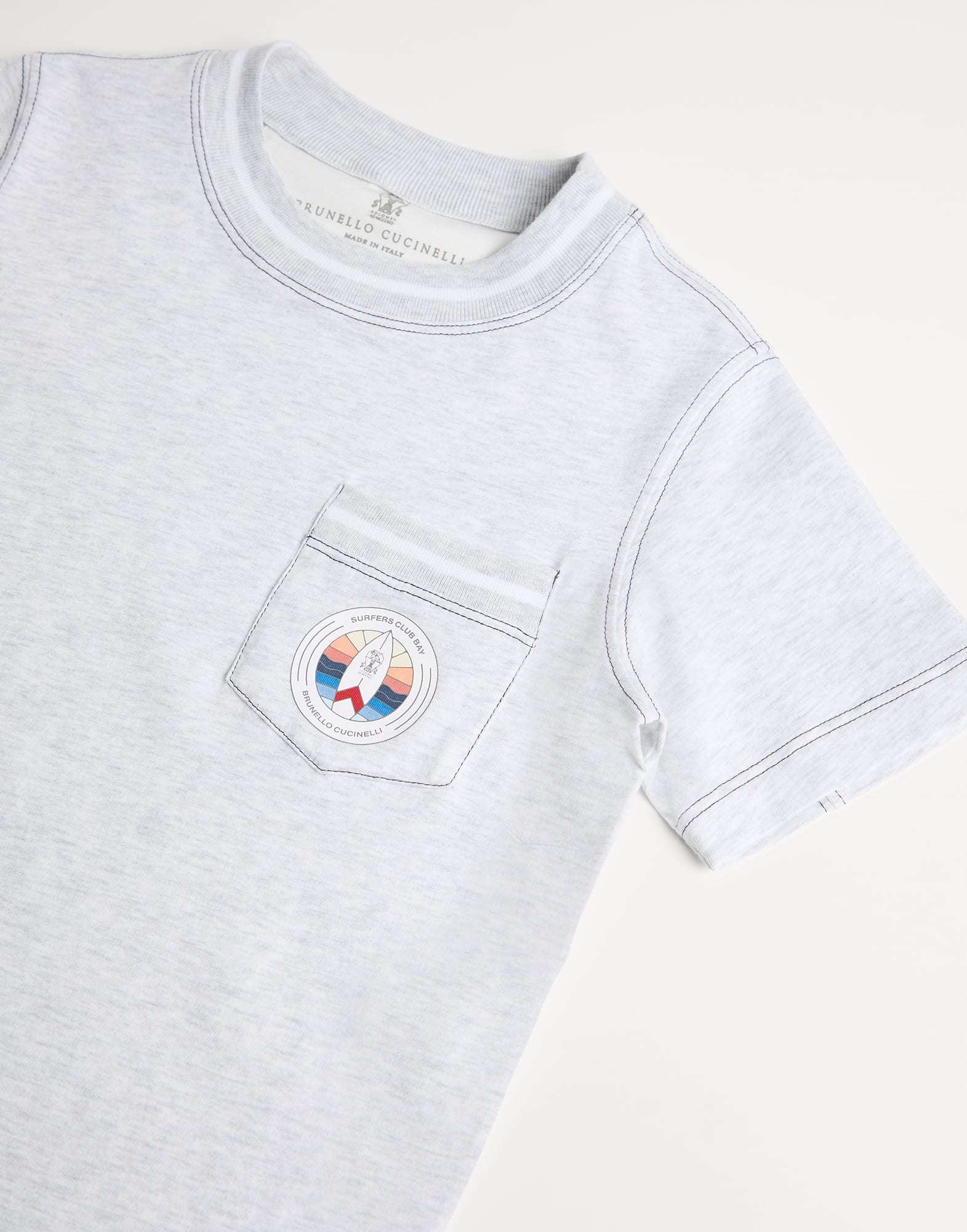 Brunello Cucinelli Surf-print T-shirt