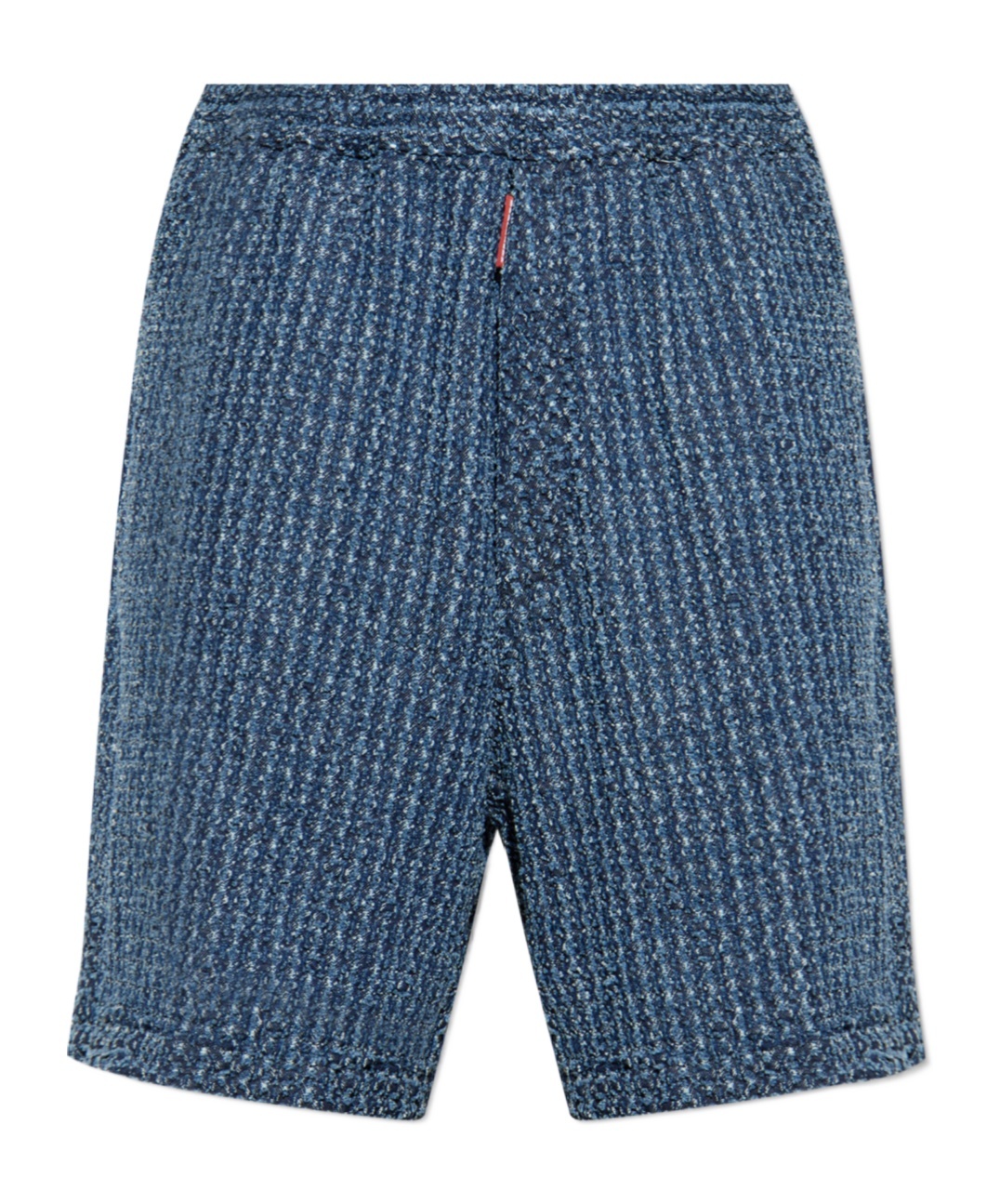 Dsquared2 Textured Denim Shorts In Blue