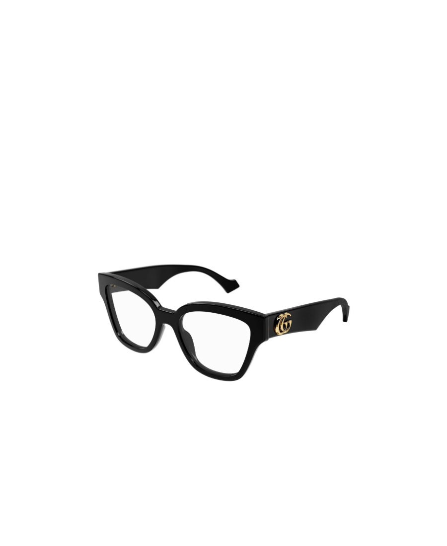 Gucci Square-frame Logo-plaque Glasses In Black