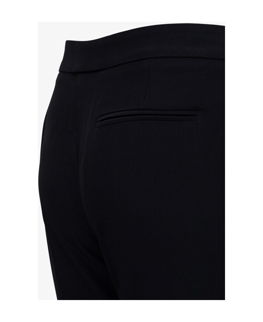 Alexander Mcqueen Cropped Tailored Trousers In Black