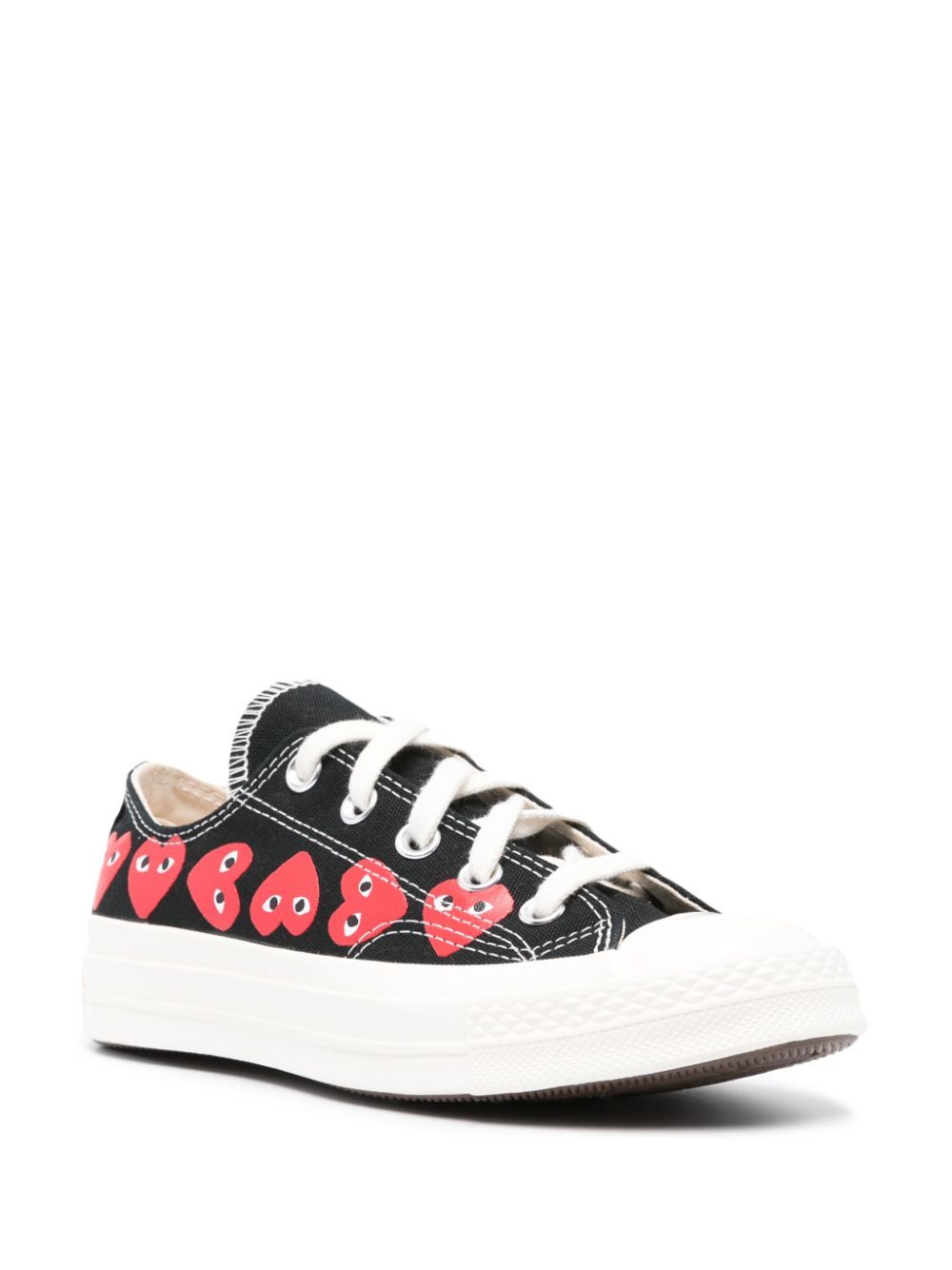 COMME DES GARÇONS TIE LOW-TOP CASUAL SHOES 