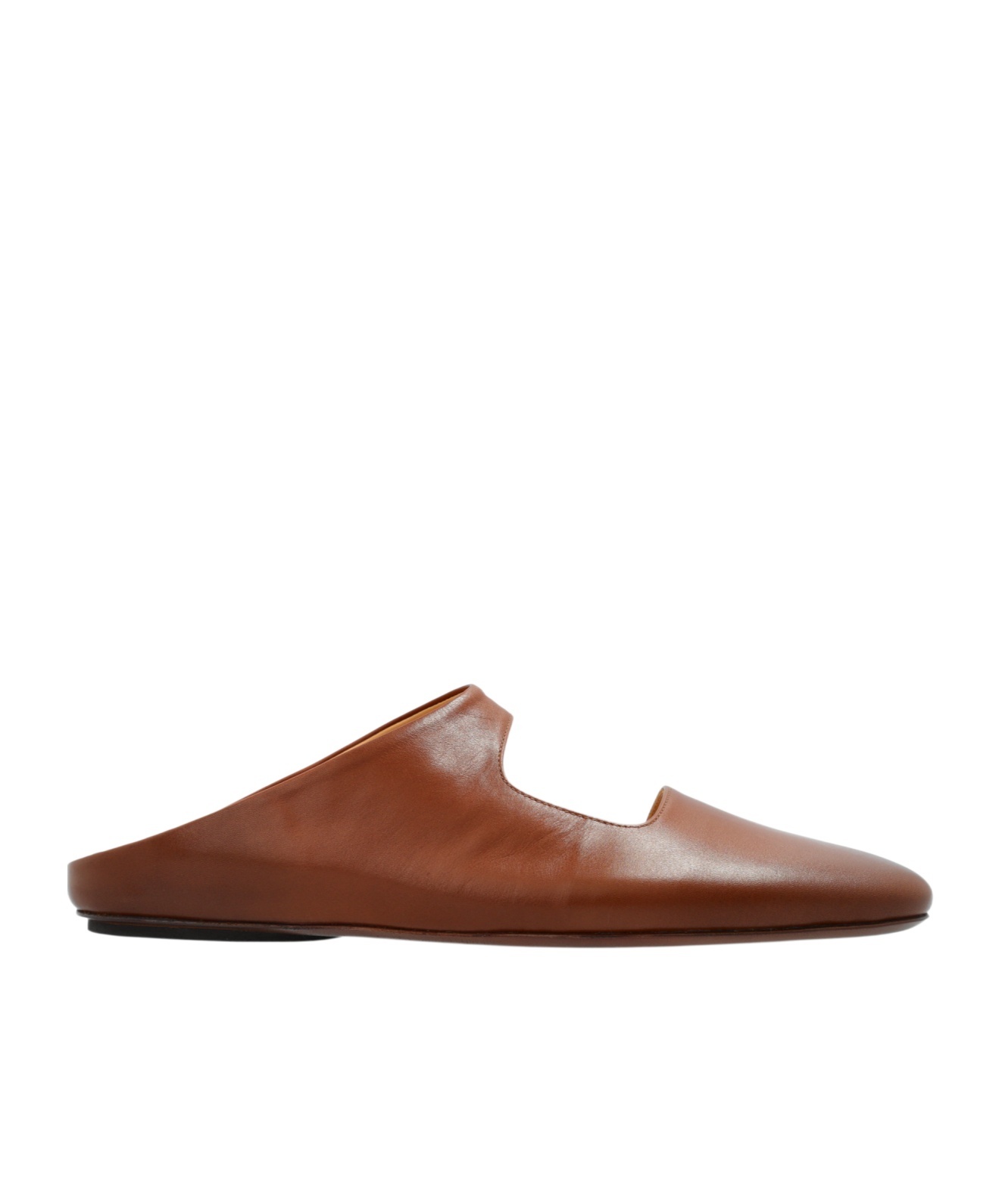 Marsèll Round-headed Flat Sandals In Brown