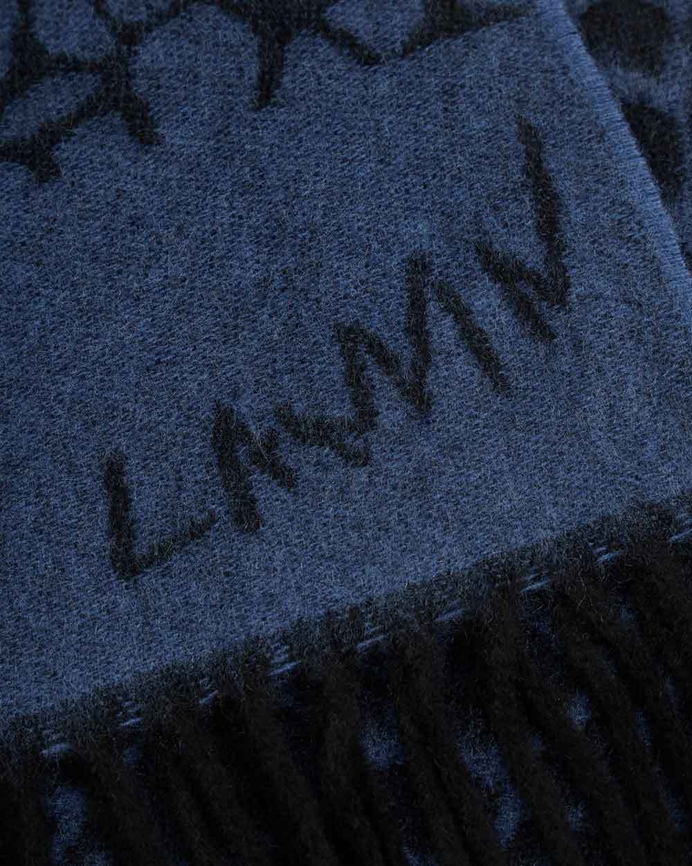 Lanvin Tassel Scarf In Blue