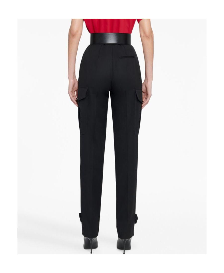 Alexander Mcqueen Military Trousers In Black