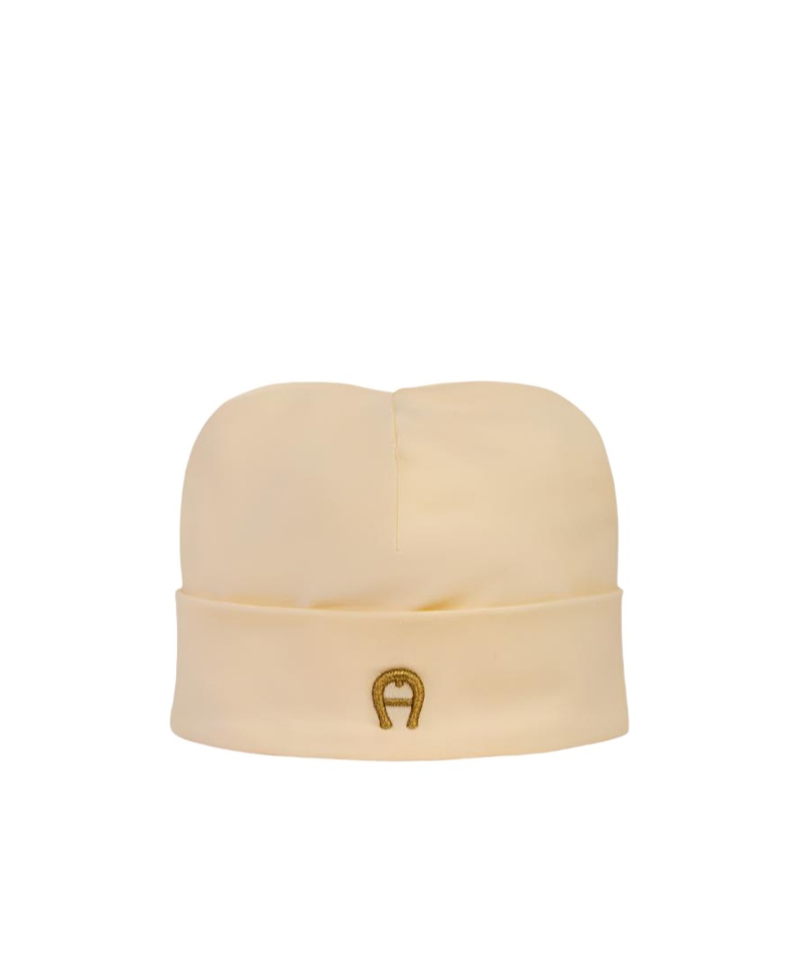 Aigner Logo Hat In Nude