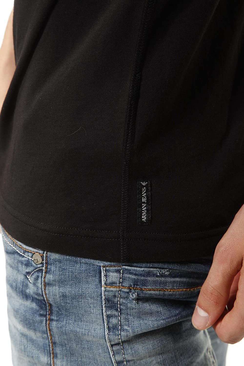 ARMANI JEANS LOGO DETAIL T-SHIRT