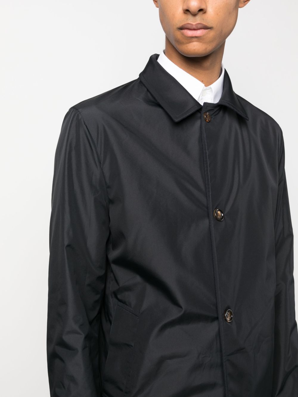 Kired Peak Cashmere Coat In Black