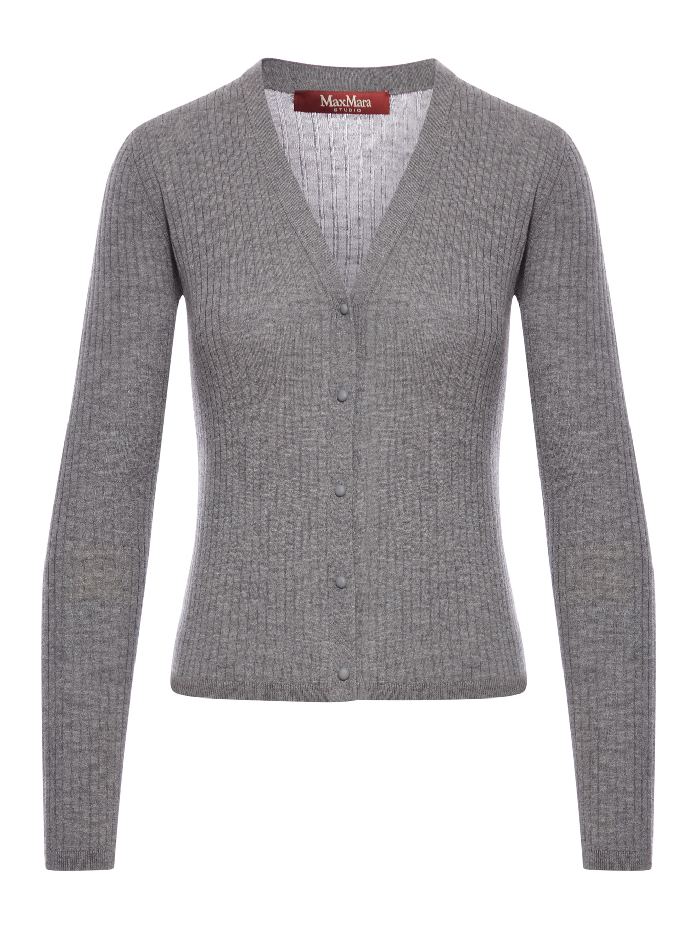 Max Mara Ribbed Silk Cardigan