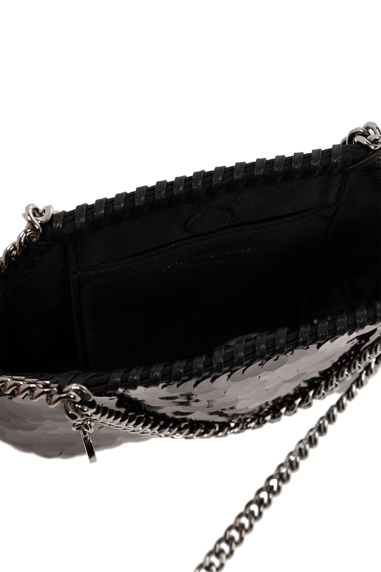 Stella Mccartney Falabella Mini Shoulder Bag In Black