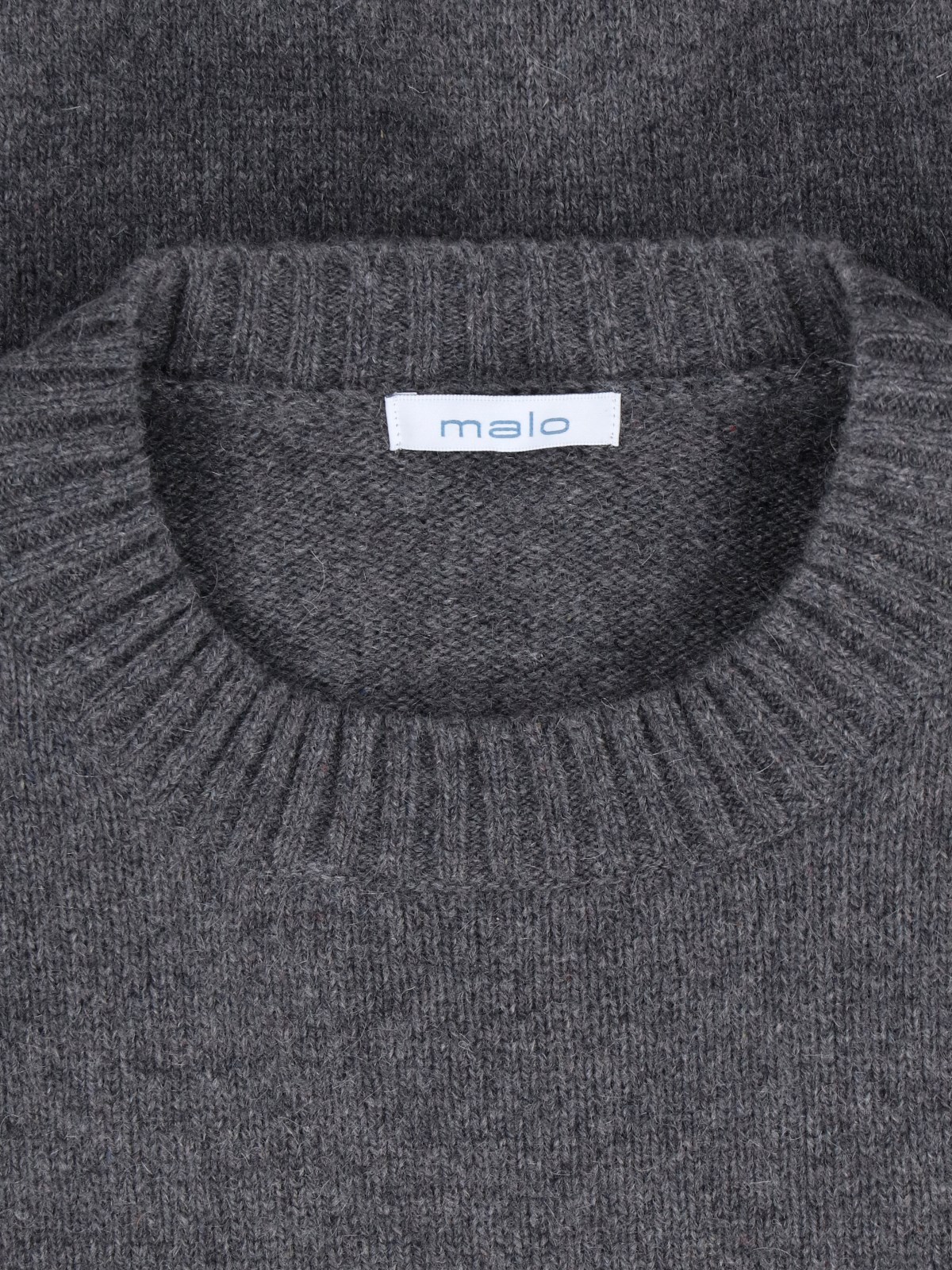 MALO MALO RIBBED KNIT PULLOVER 