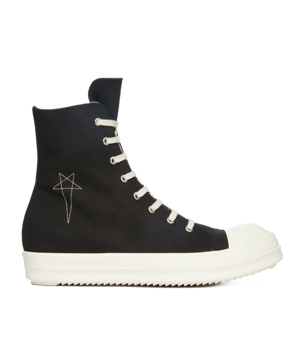 Shop Rick Owens Drkshdw High-top Lace-up Sneakers In Black