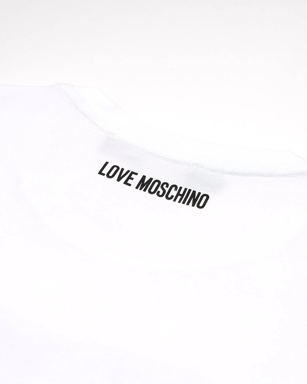 MOSCHINO LOGO DETAILS T-SHIRT