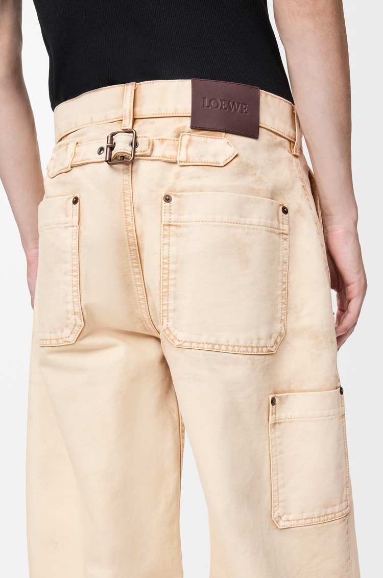 Loewe Casual Pants With Belt Loops In Neutral
