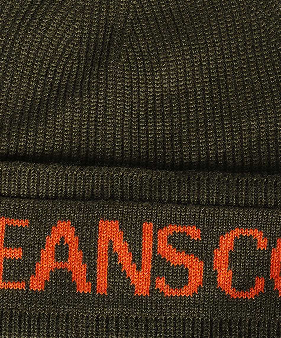 Versace Jeans Knitted Hat In Black