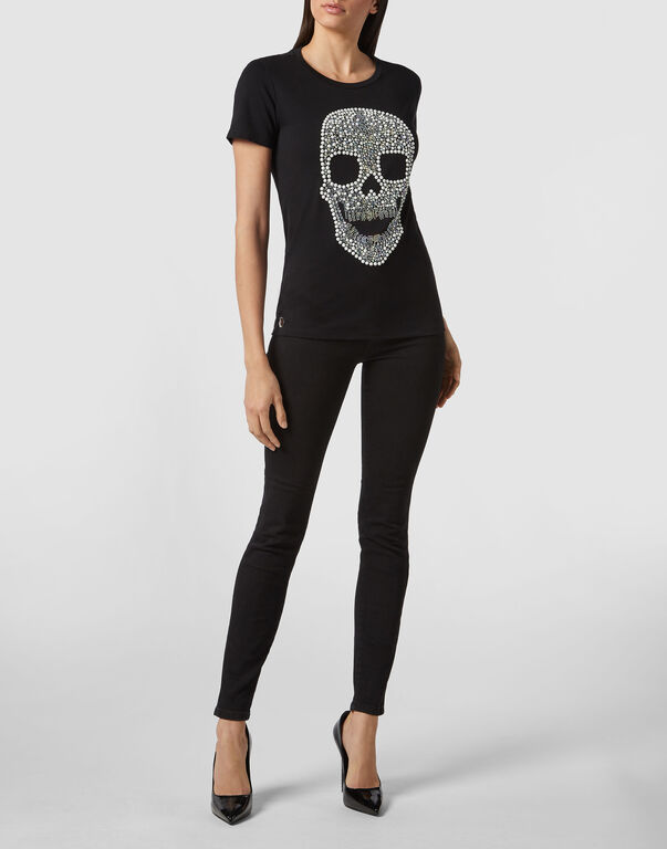 Philipp Plein Logo Details T-shirt In Black