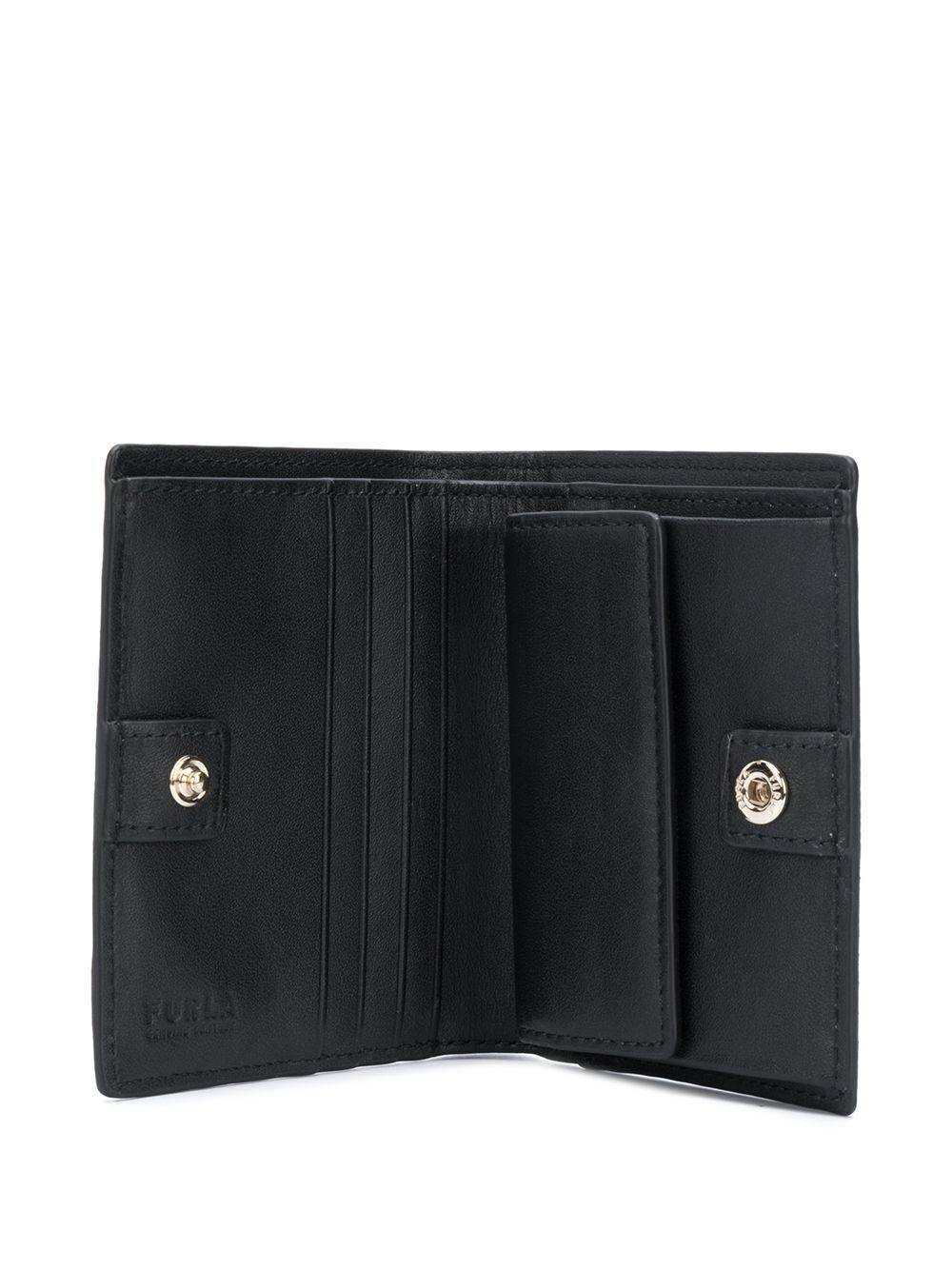 Furla 1927 Bi-fold Wallet In Black