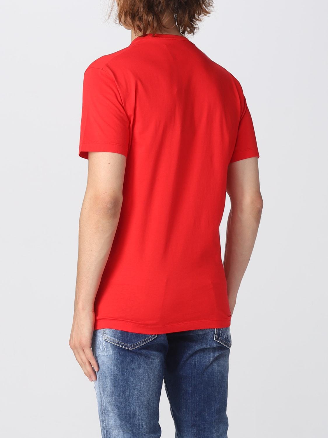 Dsquared2 Short-sleeved T-shirt In Red