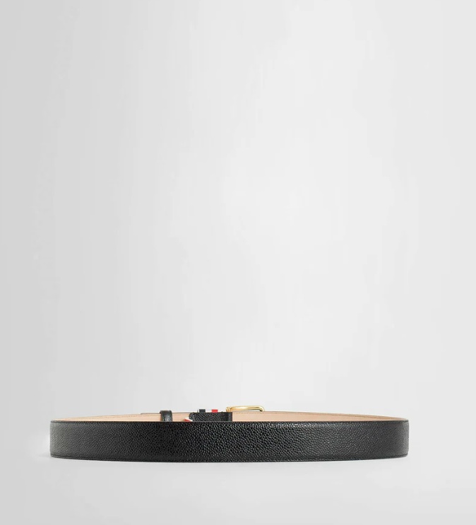 Thom Browne Pebble Belt In Black