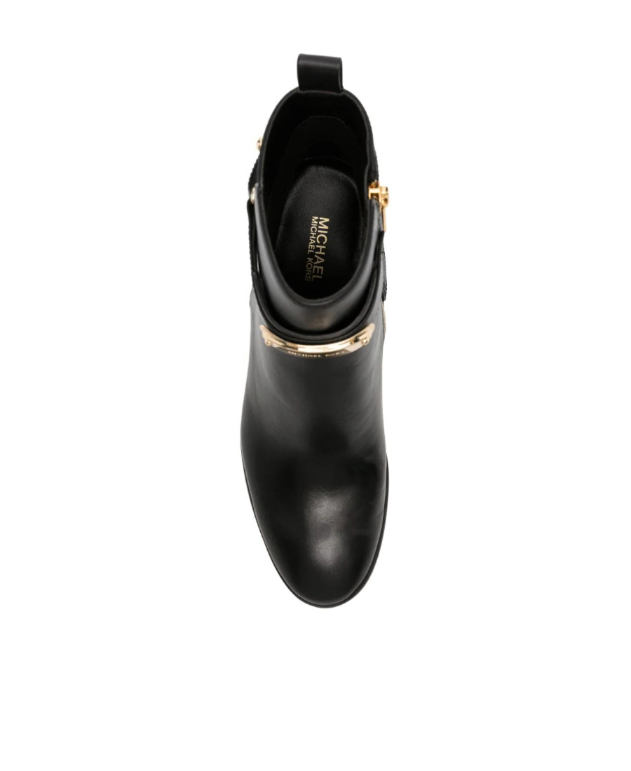 Michael Michael Kors Darcy 90mm Ankle Leather Boots In Black