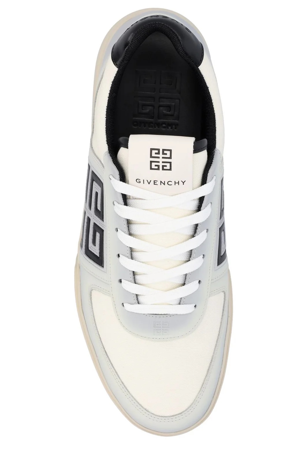 Givenchy G4 Leather And Fabric Sneakers In White